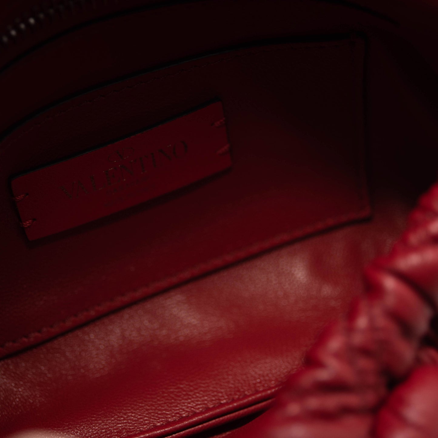 NEW Valentino Small Spikeme Quilted Leather Bag Red