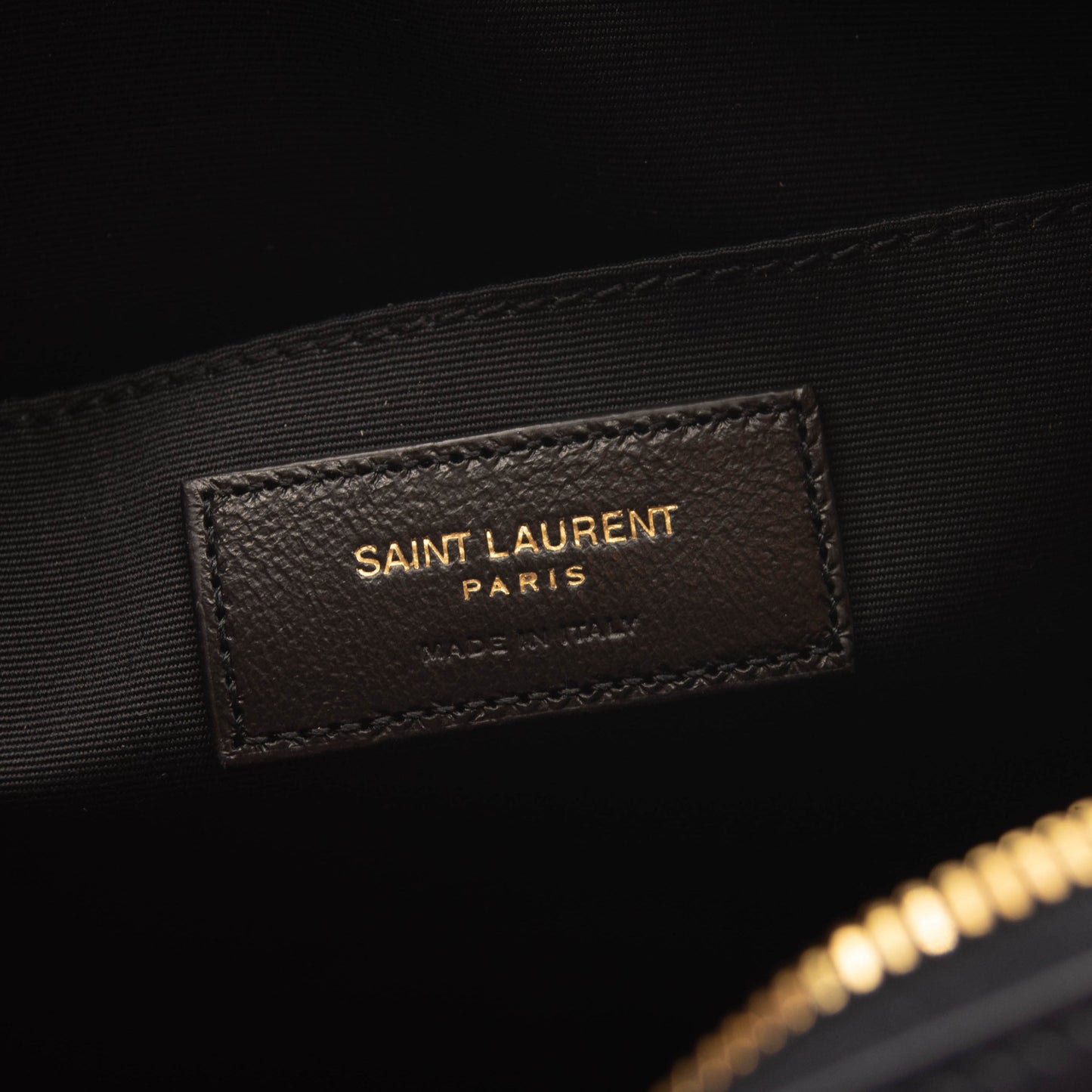 NEW Saint Laurent Calfskin Matelasse Monogram Lou Camera Bag Navy