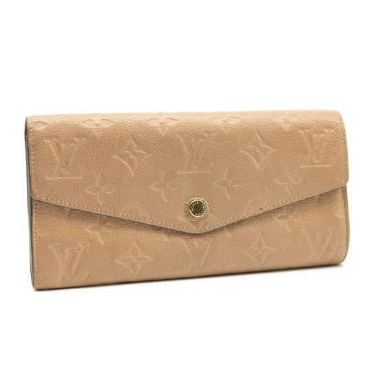 Louis Vuitton Empreinte Curieuse Wallet Dune Beige