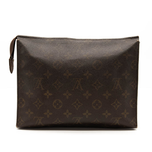 LOUIS VUITTON Monogram Toiletry Pouch 26 Brown