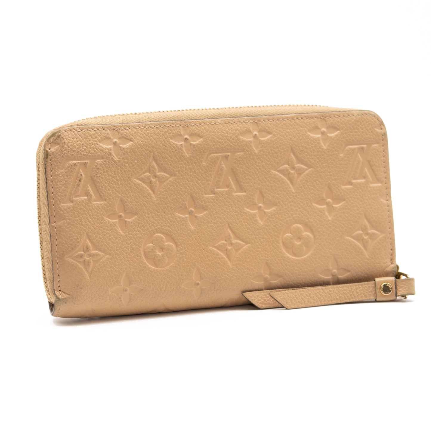 Louis Vuitton Empreinte Zippy Wallet Dune Beige Zip Around