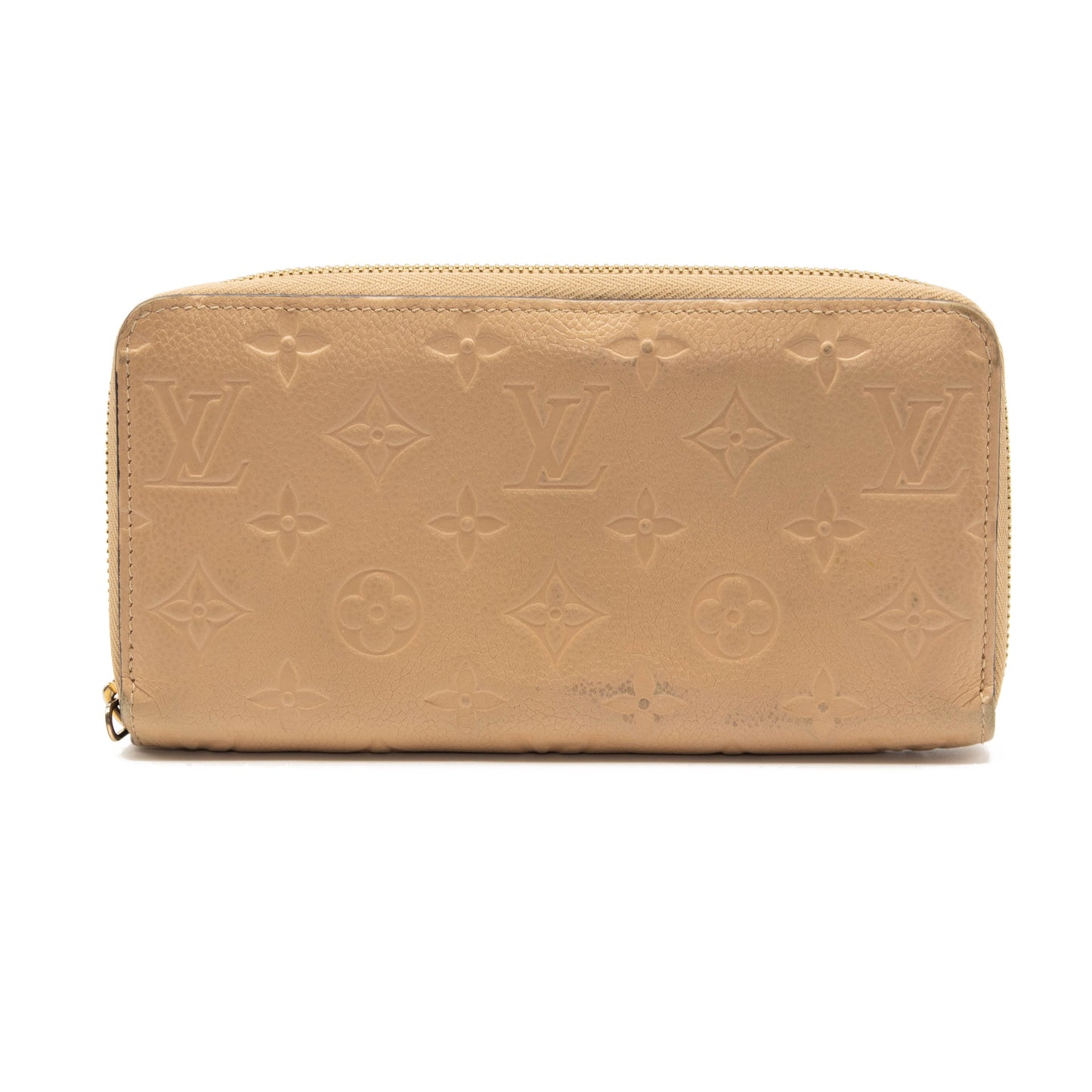 Louis Vuitton Empreinte Zippy Wallet Dune Beige Zip Around