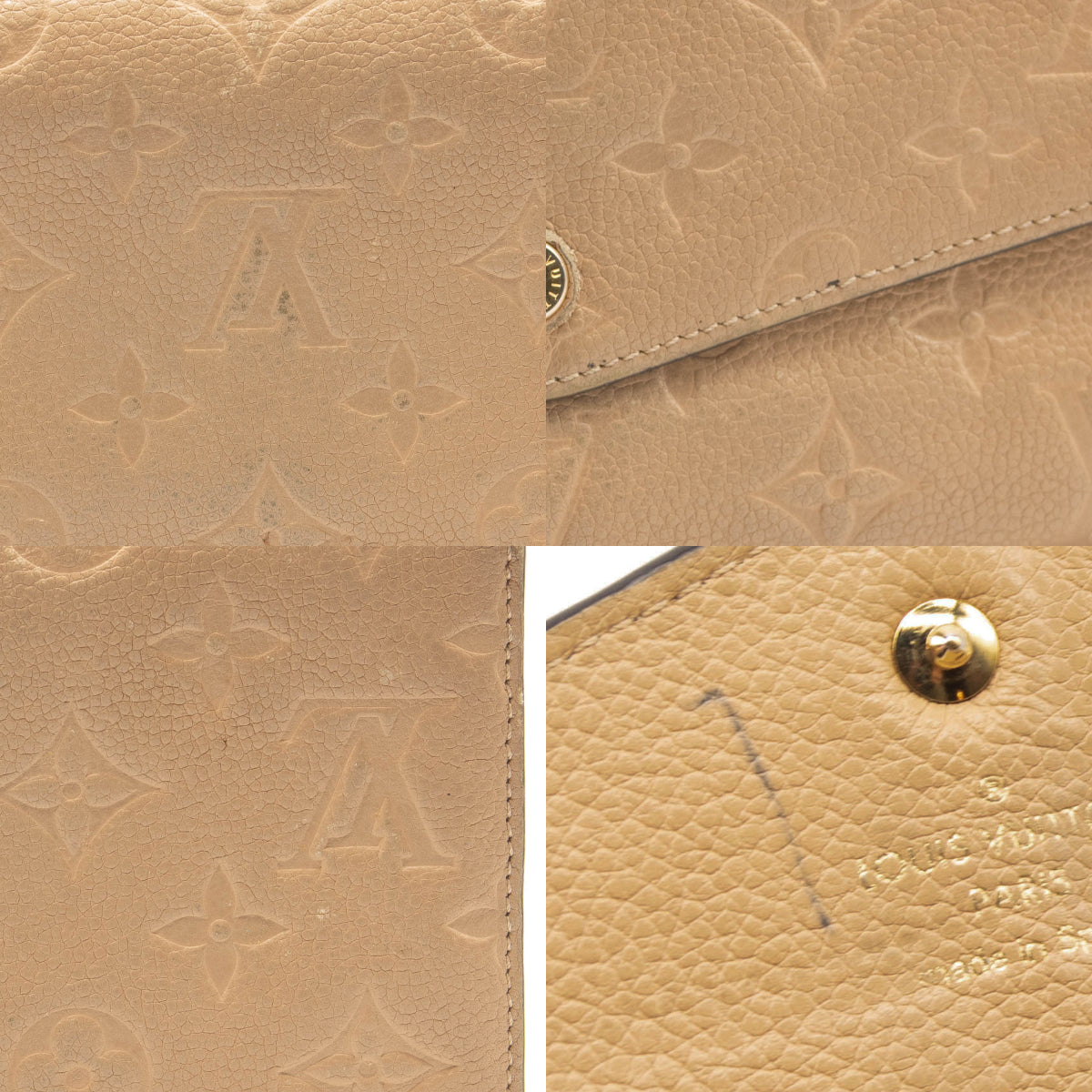 Louis Vuitton Empreinte Curieuse Wallet Dune Beige - MyDesignerly