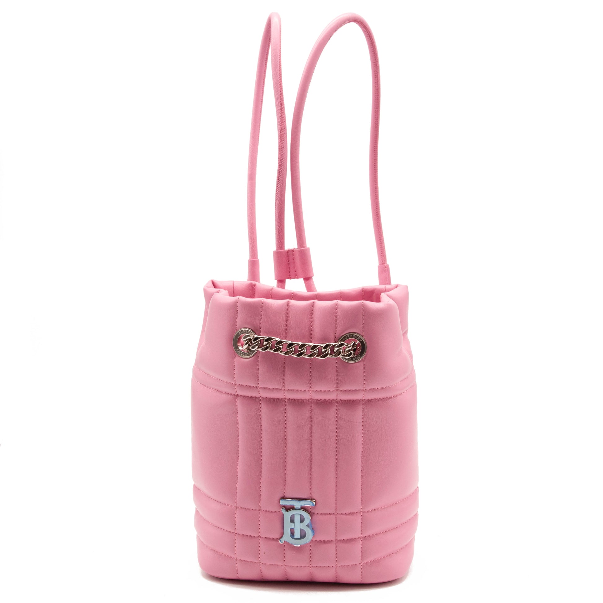 burberry pink leather backpack NEW Burberry Mini Lola Quilted Leather Backpack Pink TB – melissalovesbags
