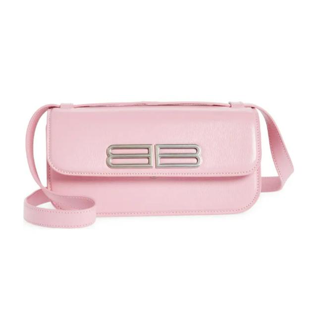 Balenciaga Candy Gossip Pink Leather Shoulder Bag