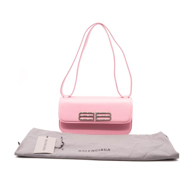 Balenciaga Candy Gossip Pink Leather Shoulder Bag