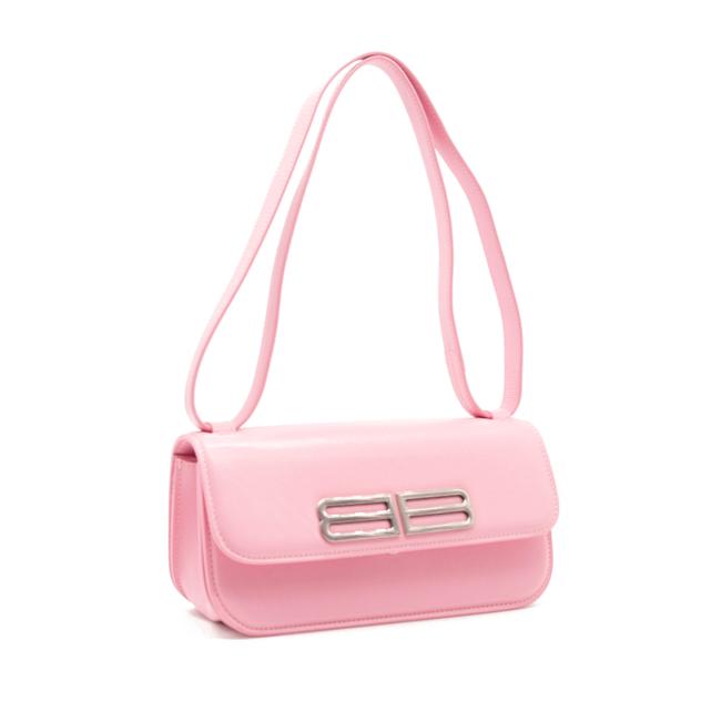 Balenciaga Candy Gossip Pink Leather Shoulder Bag