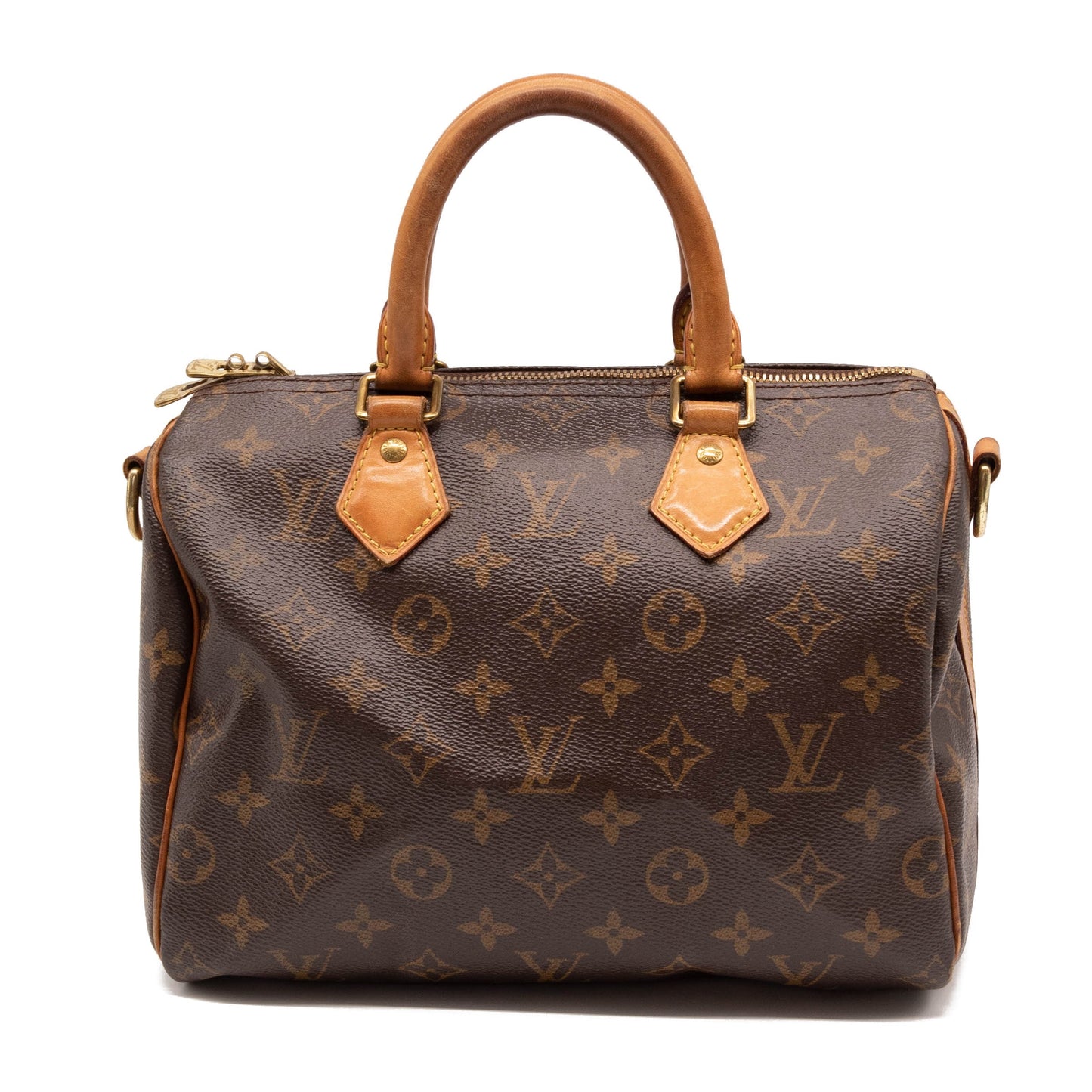 Louis Vuitton Speedy Bandouliere 25 Brown Monogram Canvas Satchel