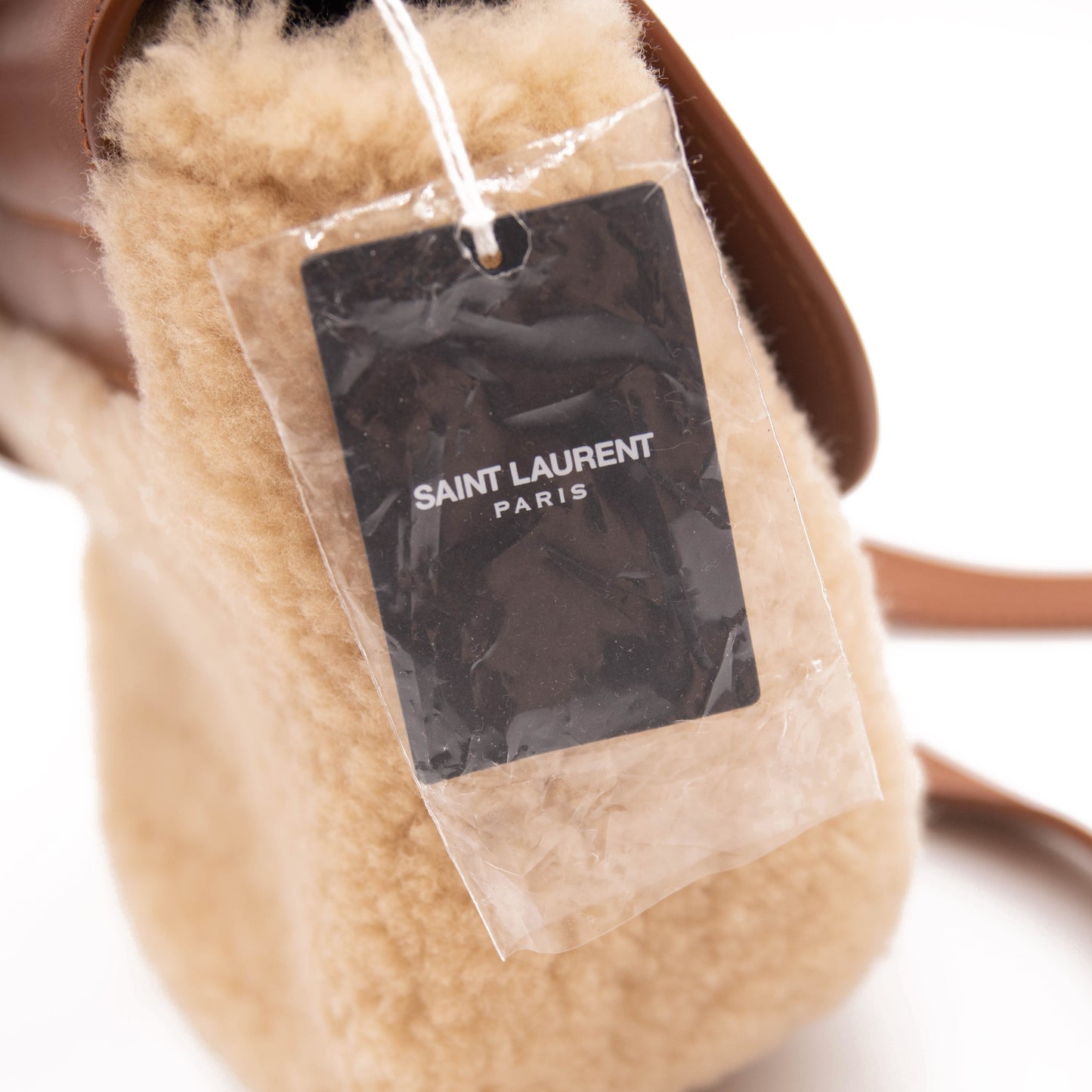 Saint Laurent Shoulder Small Kaia Suede & Shearling 619740 Bto8w 9276 Brown Leather Cross Body Bag