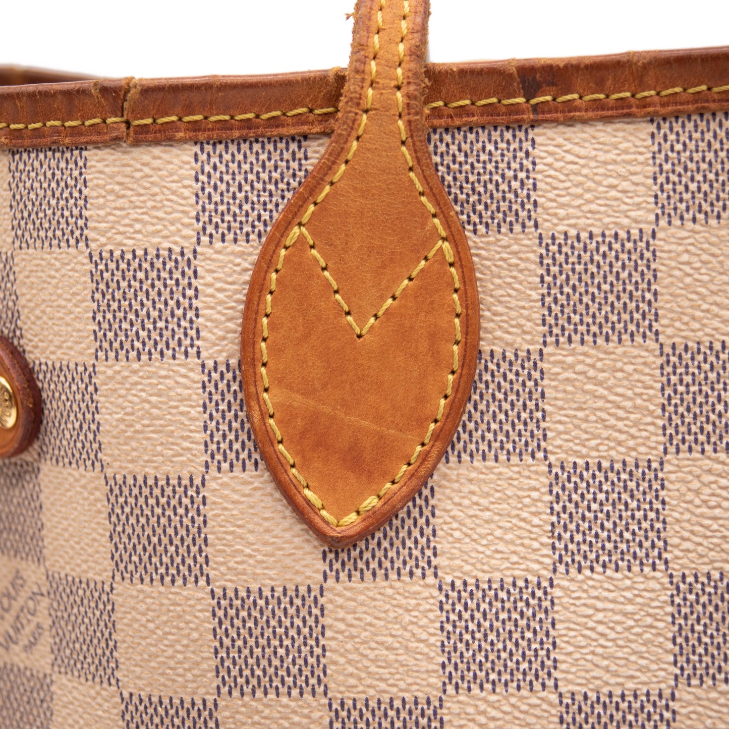 Louis Vuitton Neverfull Neo Mm White Damier Azur Canvas Tote