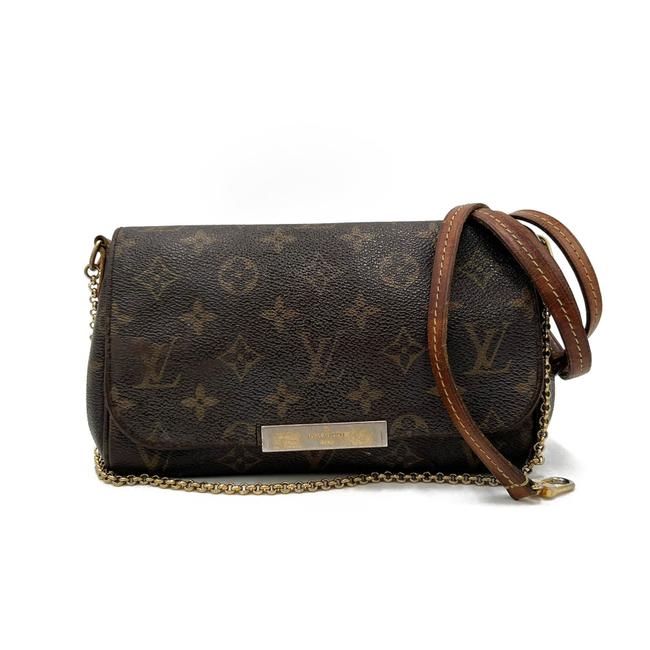 Louis Vuitton Favorite Pm Brown Monogram Canvas Shoulder Bag