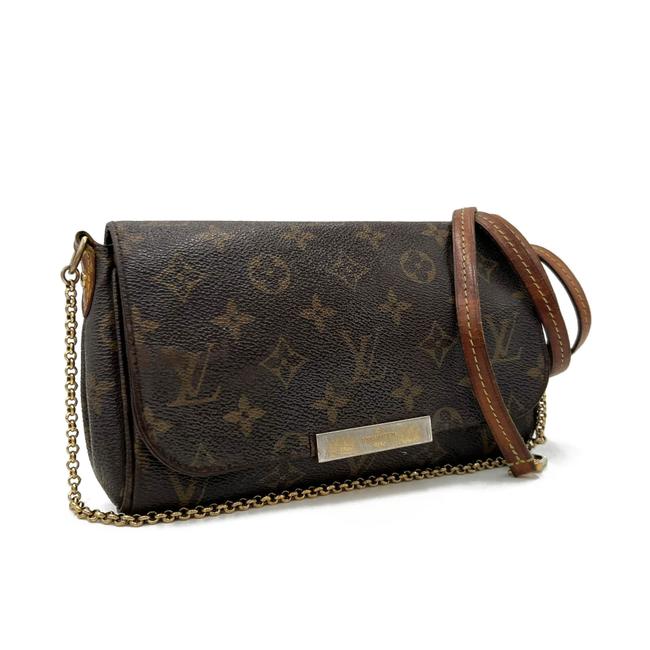 Louis Vuitton Favorite Pm Brown Monogram Canvas Shoulder Bag