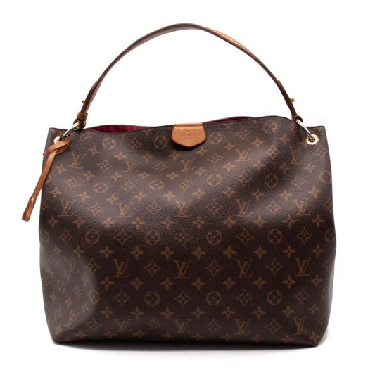 Louis Vuitton Graceful Mm Pivoine Brown Monogram Canvas Tote