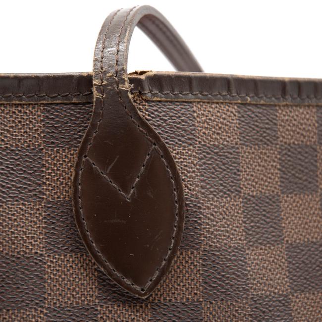 Vintage Louis Vuitton Damier Ebene Brown Neverfull Canvas and Leather, Backroom Clothing