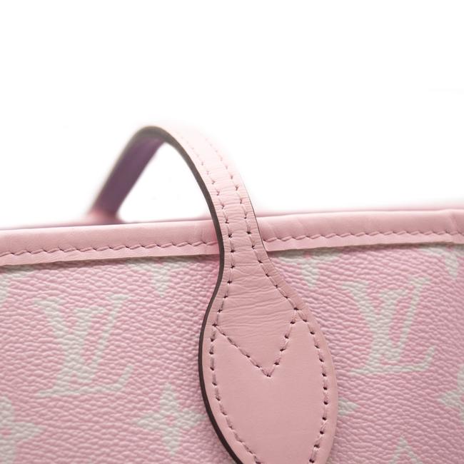 Louis Vuitton Neverfull Monogram Mm Pastel Pink Escale Tote