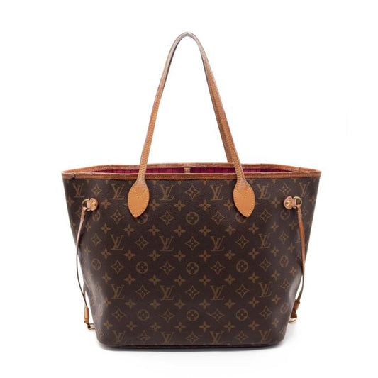 Louis Vuitton Neverfull Neo Mm Pivoine Brown Monogram Canvas Tote