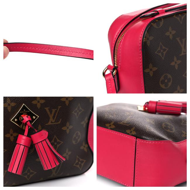 Louis Vuitton Saintonge Freesia Pink Monogram Canvas Cross Body Bag